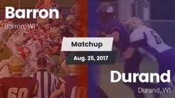 Matchup: Barron vs. Durand  2017