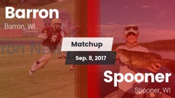 Matchup: Barron vs. Spooner  2017