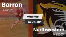 Matchup: Barron vs. Northwestern  2017