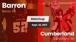 Matchup: Barron vs. Cumberland  2017