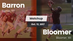Matchup: Barron vs. Bloomer  2017