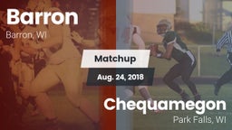 Matchup: Barron vs. Chequamegon  2018