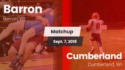 Matchup: Barron vs. Cumberland  2018