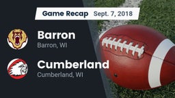 Recap: Barron  vs. Cumberland  2018