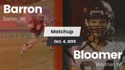 Matchup: Barron vs. Bloomer  2019