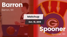 Matchup: Barron vs. Spooner  2019