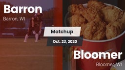 Matchup: Barron vs. Bloomer  2020