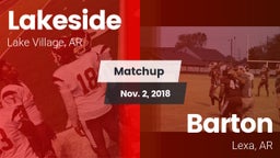Matchup: Lakeside vs. Barton  2018