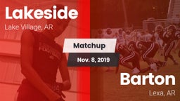 Matchup: Lakeside vs. Barton  2019