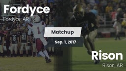 Matchup: Fordyce vs. Rison  2017