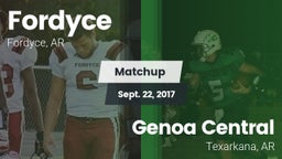 Matchup: Fordyce vs. Genoa Central  2017