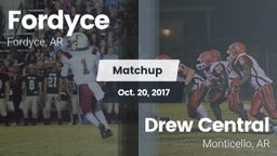 Matchup: Fordyce vs. Drew Central  2017