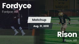 Matchup: Fordyce vs. Rison  2018
