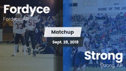 Matchup: Fordyce vs. Strong  2018