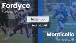 Matchup: Fordyce vs. Monticello  2019