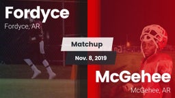 Matchup: Fordyce vs. McGehee  2019