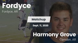 Matchup: Fordyce vs. Harmony Grove  2020