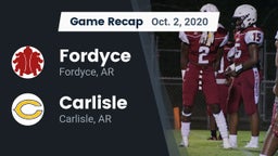 Recap: Fordyce  vs. Carlisle  2020