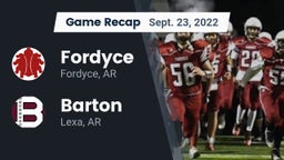 Recap: Fordyce  vs. Barton  2022