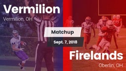 Matchup: Vermilion vs. Firelands  2018