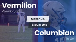 Matchup: Vermilion vs. Columbian  2018