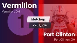 Matchup: Vermilion vs. Port Clinton  2018