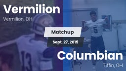 Matchup: Vermilion vs. Columbian  2019