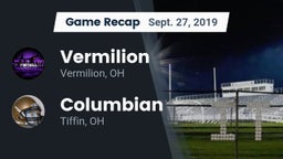 Recap: Vermilion  vs. Columbian  2019