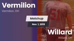 Matchup: Vermilion vs. Willard  2019