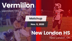 Matchup: Vermilion vs. New London HS 2020