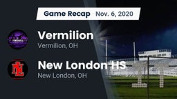 Recap: Vermilion  vs. New London HS 2020