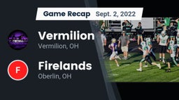 Recap: Vermilion  vs. Firelands  2022