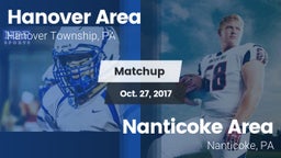 Matchup: Hanover Area vs. Nanticoke Area  2017
