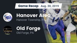 Recap: Hanover Area  vs. Old Forge  2019