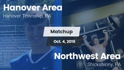 Matchup: Hanover Area vs. Northwest Area  2019