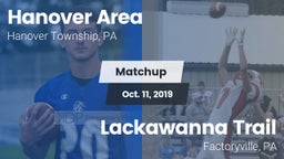 Matchup: Hanover Area vs. Lackawanna Trail  2019
