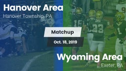 Matchup: Hanover Area vs. Wyoming Area  2019