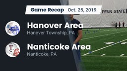 Recap: Hanover Area  vs. Nanticoke Area  2019