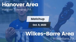 Matchup: Hanover Area vs. Wilkes-Barre Area  2020
