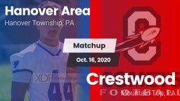 Matchup: Hanover Area vs. Crestwood  2020