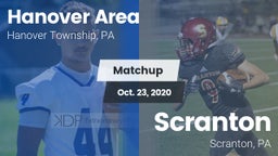 Matchup: Hanover Area vs. Scranton  2020