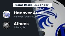 Recap: Hanover Area  vs. Athens  2021