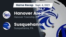 Recap: Hanover Area  vs. Susquehanna  2021