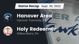 Recap: Hanover Area  vs. Holy Redeemer  2022