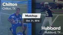 Matchup: Chilton High vs. Hubbard  2016