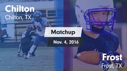 Matchup: Chilton High vs. Frost  2016