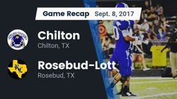 Recap: Chilton  vs. Rosebud-Lott  2017