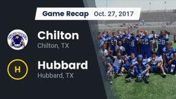 Recap: Chilton  vs. Hubbard  2017