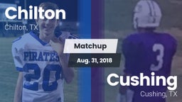 Matchup: Chilton High vs. Cushing  2018