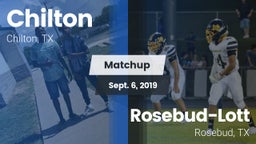 Matchup: Chilton High vs. Rosebud-Lott  2019